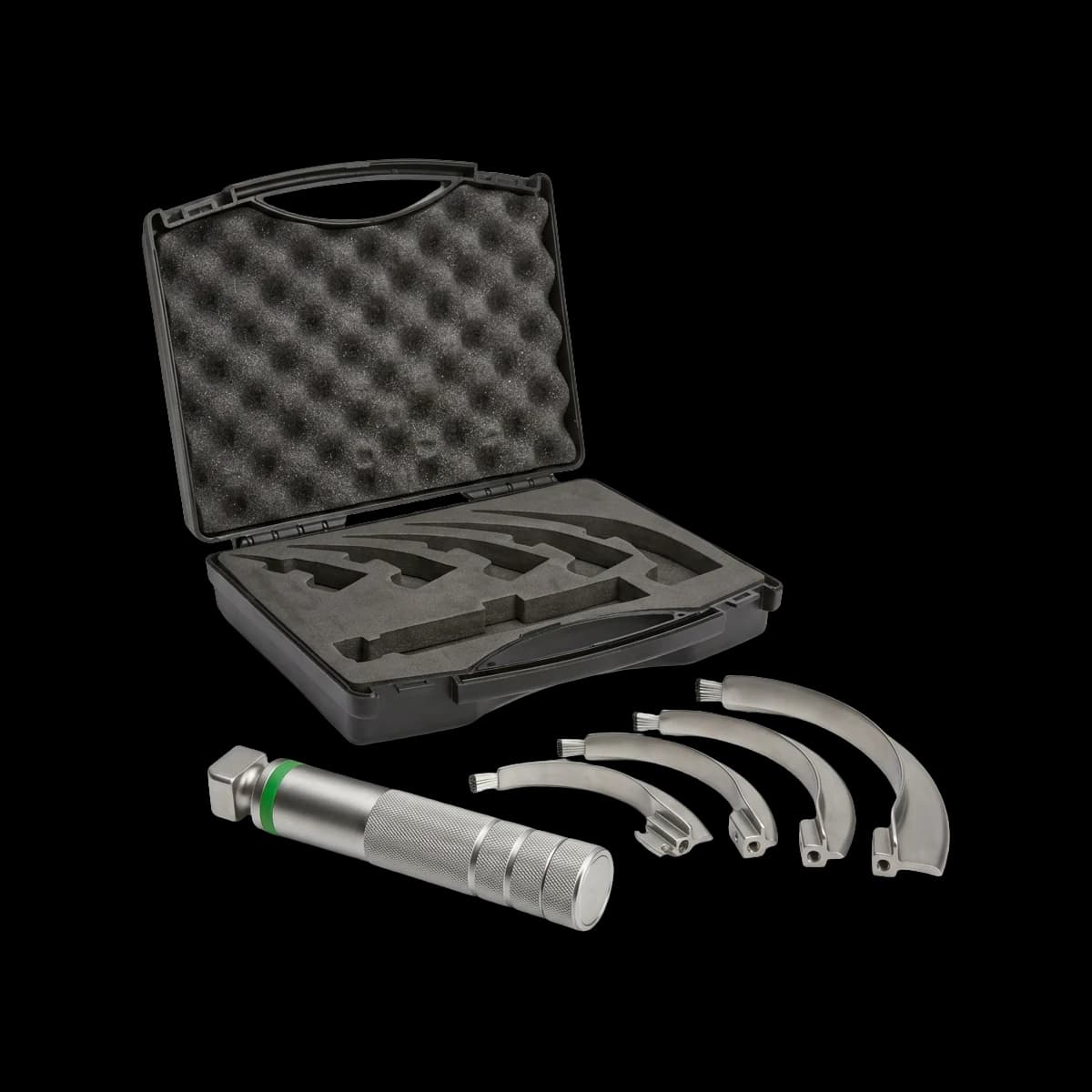 Fiber Optik Macintosh Laringoskop Seti – 5 Bıçaklı